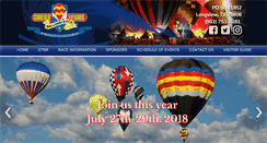 Desktop Screenshot of greattexasballoonrace.com